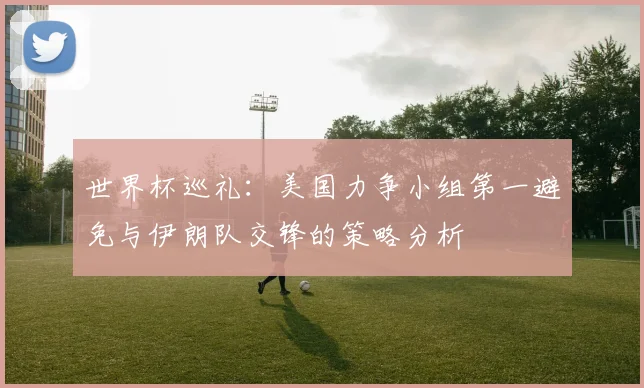 世界杯巡礼：美国力争小组第一避免与伊朗队交锋的策略分析